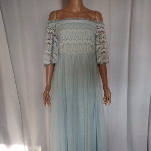 Ever pretty Maternity powder blue gown size S